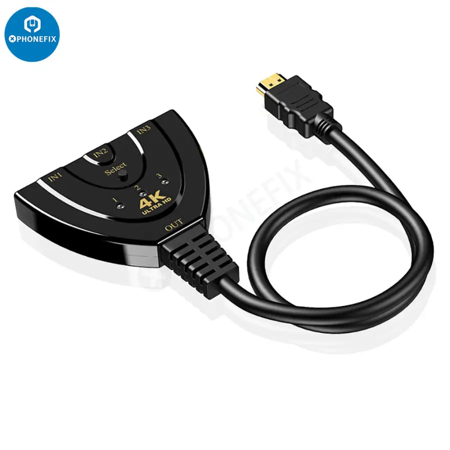 Portable 3 HDMI Ports In and 1 HDMI Out Full HD 4K*2K 1080P HDMI