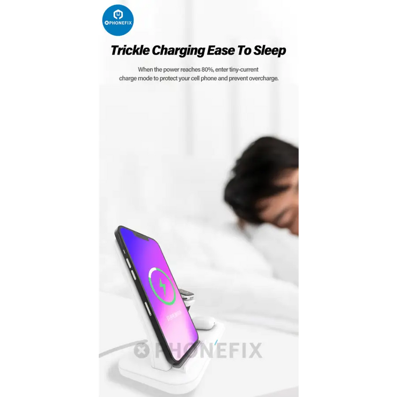 3 in 1 Wireless Charging Station Fast Charger for Phone