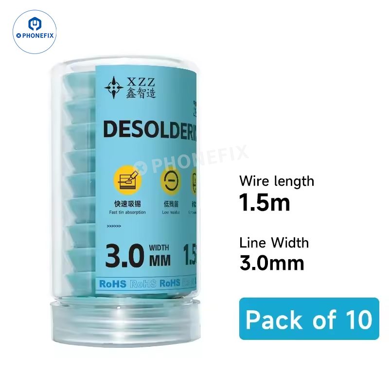 XZZ-2015 3015 Desoldering Wire Cleaning Pure Copper Braid Solder Wick