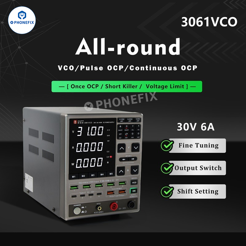 YCS 3060 3061 30V 6A DC Power Supply Phone PCB Repair Ammeter