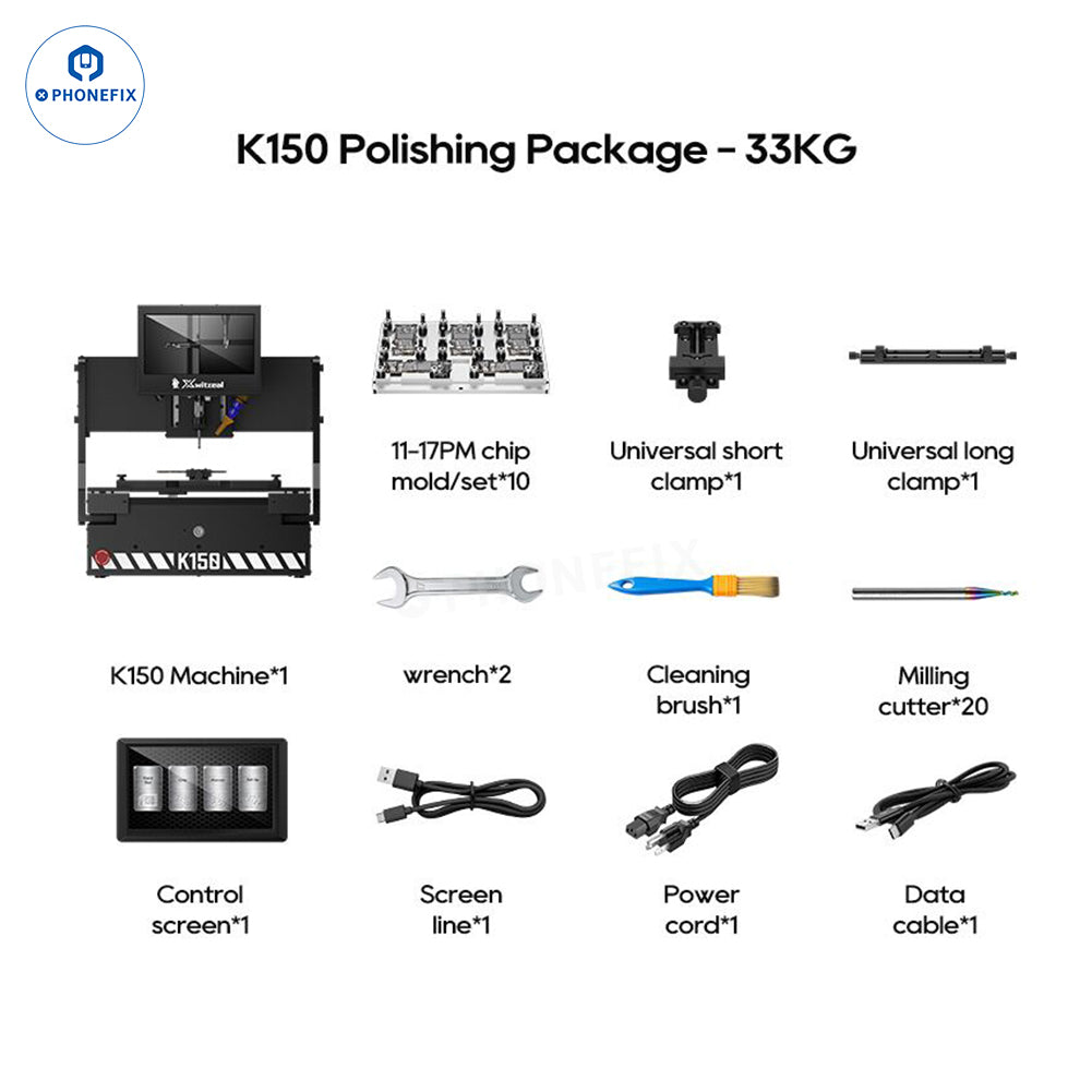 Xwitzeal K150 iPhone SIM Slot Cutting & PCB CNC Grinding Machine