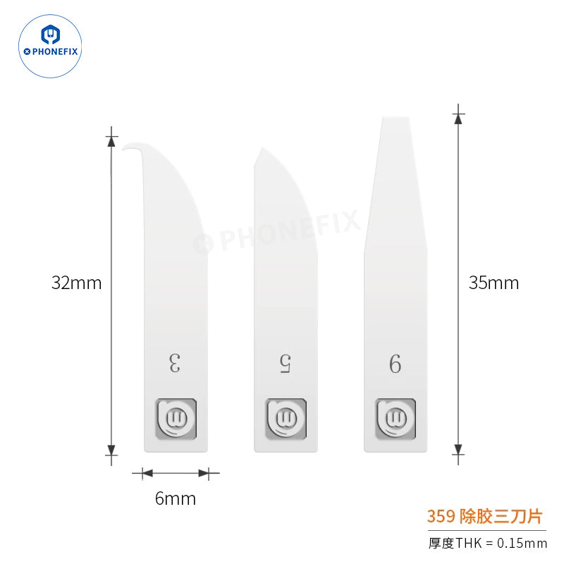 AMAOE Mobile Repair Scraper Tool for IC Chip CPU Glue Removal - CHINA PHONEFIX SHOP Team