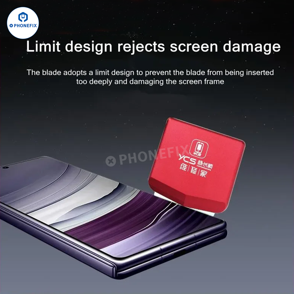 YCS Tools Double-sided Knife Clip Phone Screen Glue Removal Kit