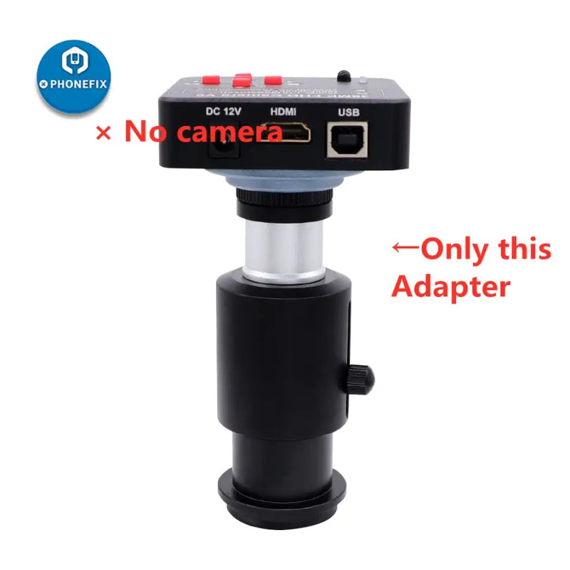 38mm Industrial Camera Adapter 23.3mm C Mount Microscope