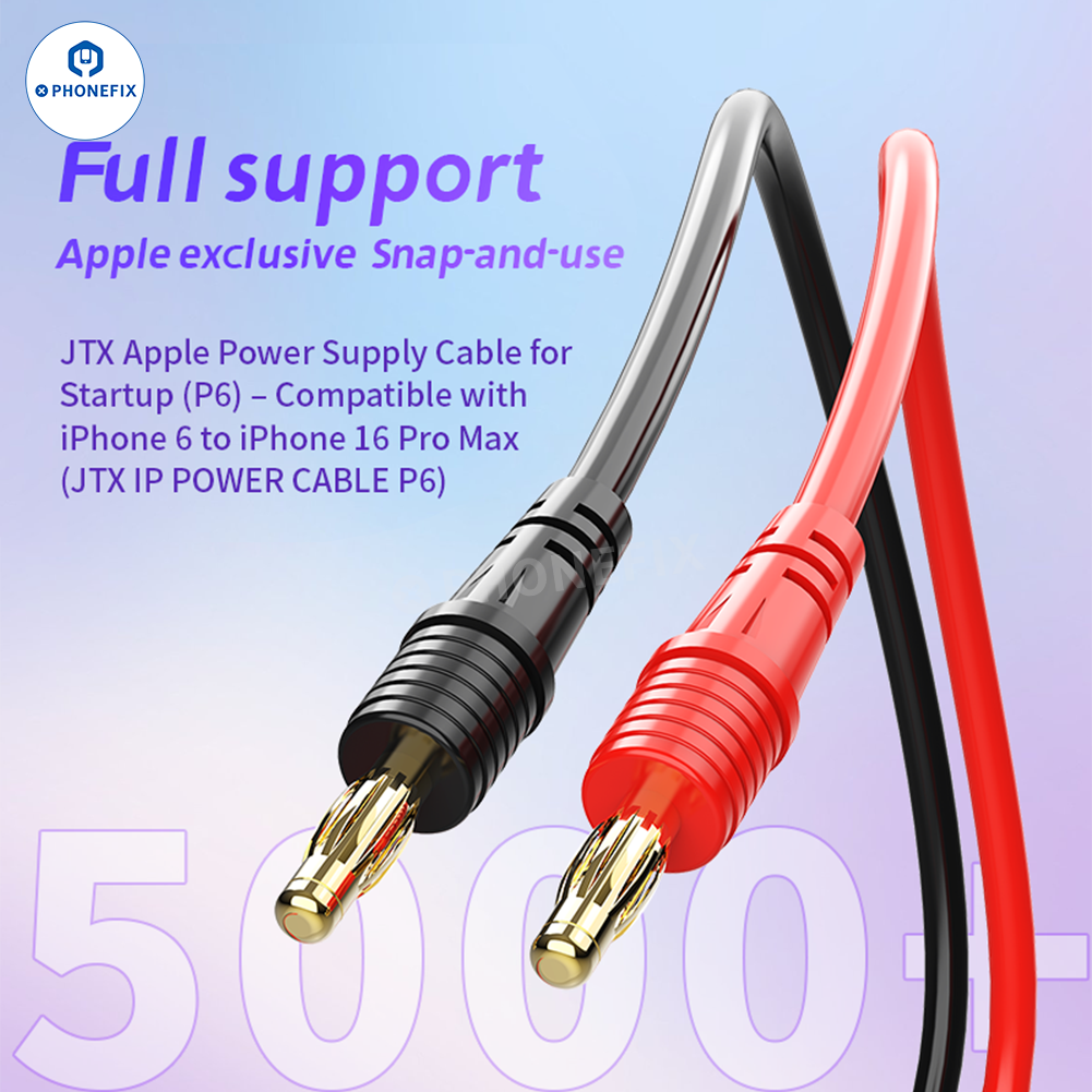 JTX P6 Power Cable with Soft FPC Socket for iPhone 6-16 Pro Max