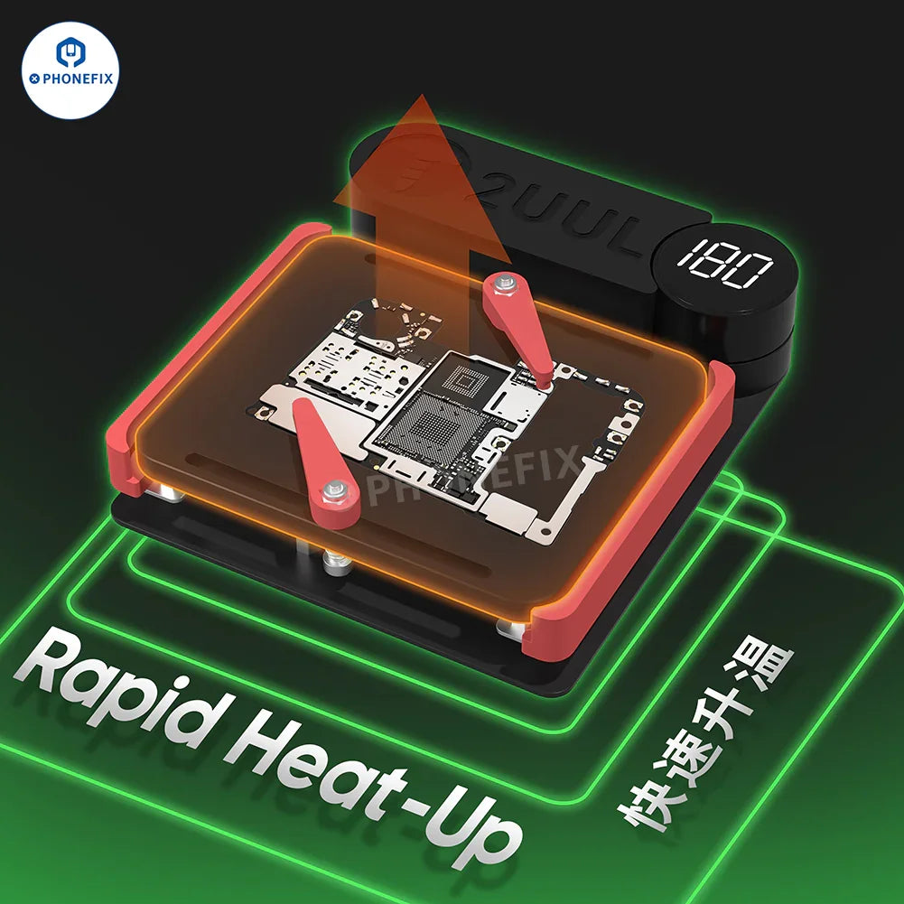 2UUL PH11 Hot-Block Pre-heater for Phone PCB Bonding & Separation - CHINA PHONEFIX SHOP Team