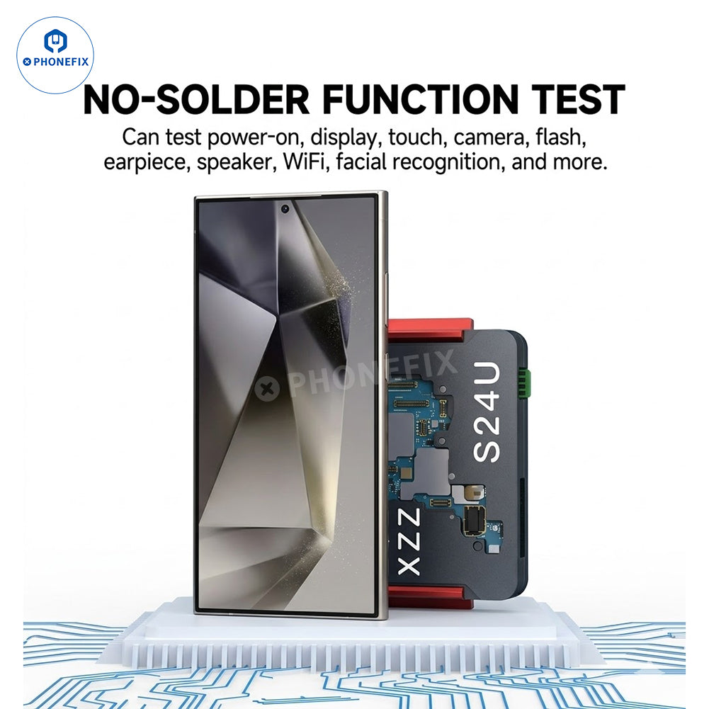 XZZ iSocket Samsung S22-S25 Ultra Motherboard Layered Test Fixture - CHINA PHONEFIX SHOP Team