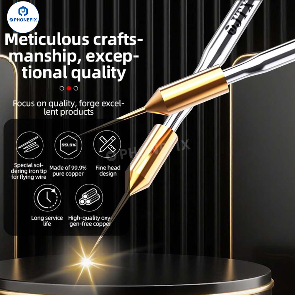JTX S1 0.1mm Ultra-Fine Soldering Iron Tip for Screen Jumper Wire - CHINA PHONEFIX SHOP Team