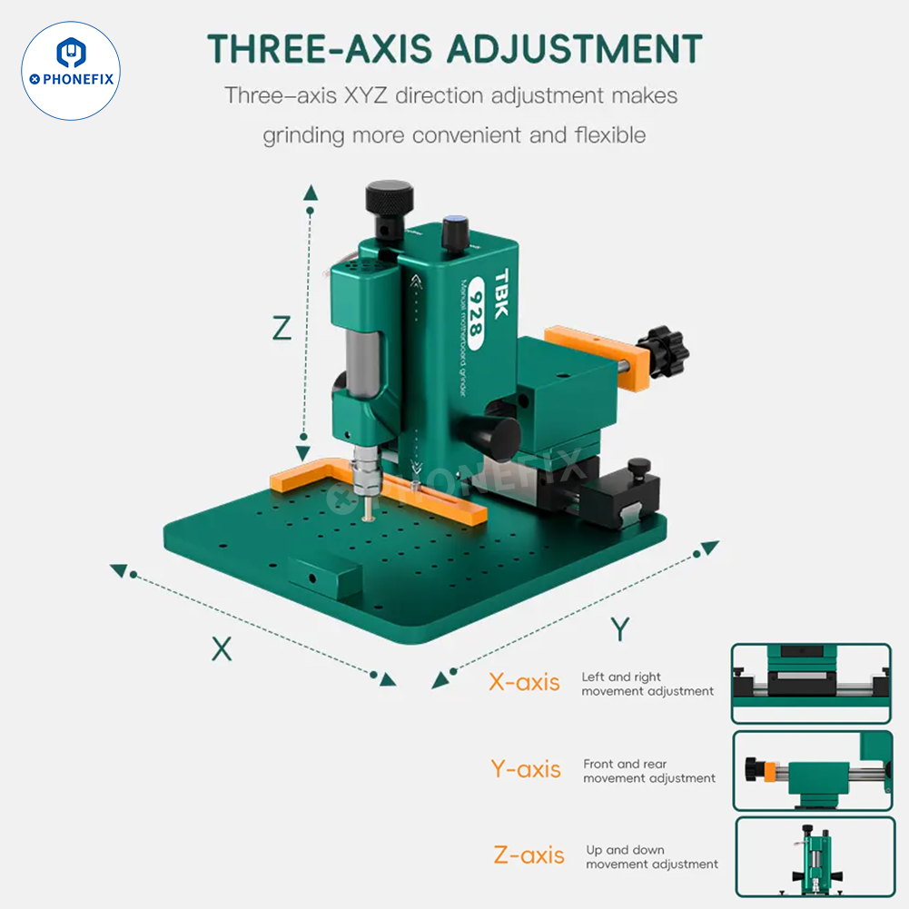 TBK 928 Intelligent Phone Motherboard CPU Chip Grinding Machine