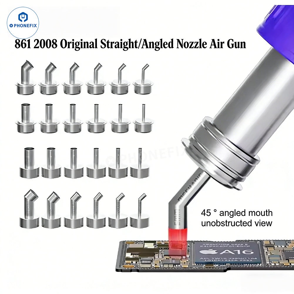 MECHANIC Straight/Bent Nozzle for 861/2008 Series Hot Air Gun - CHINA PHONEFIX SHOP Team