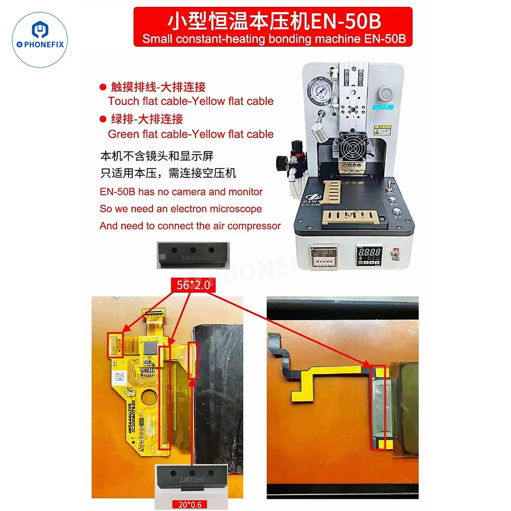 ZJWY EN-50B EN-50C Mini Bonding Machine for Phone Screen Repair - CHINA PHONEFIX SHOP Team