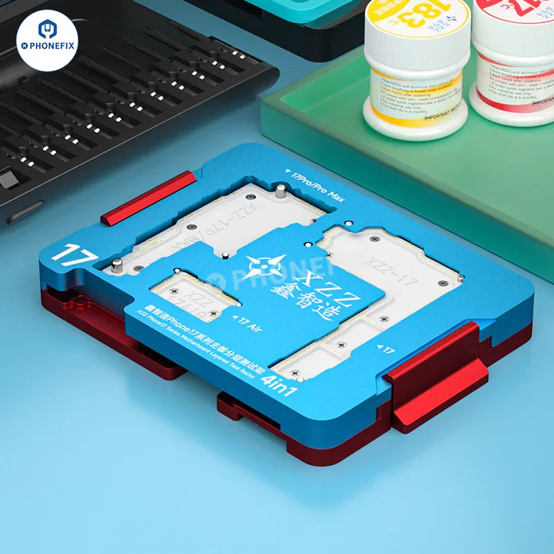XZZ YCS iSocket 4-in-1 Motherboard Test Fixture for iPhone 17 Series - CHINA PHONEFIX SHOP Team