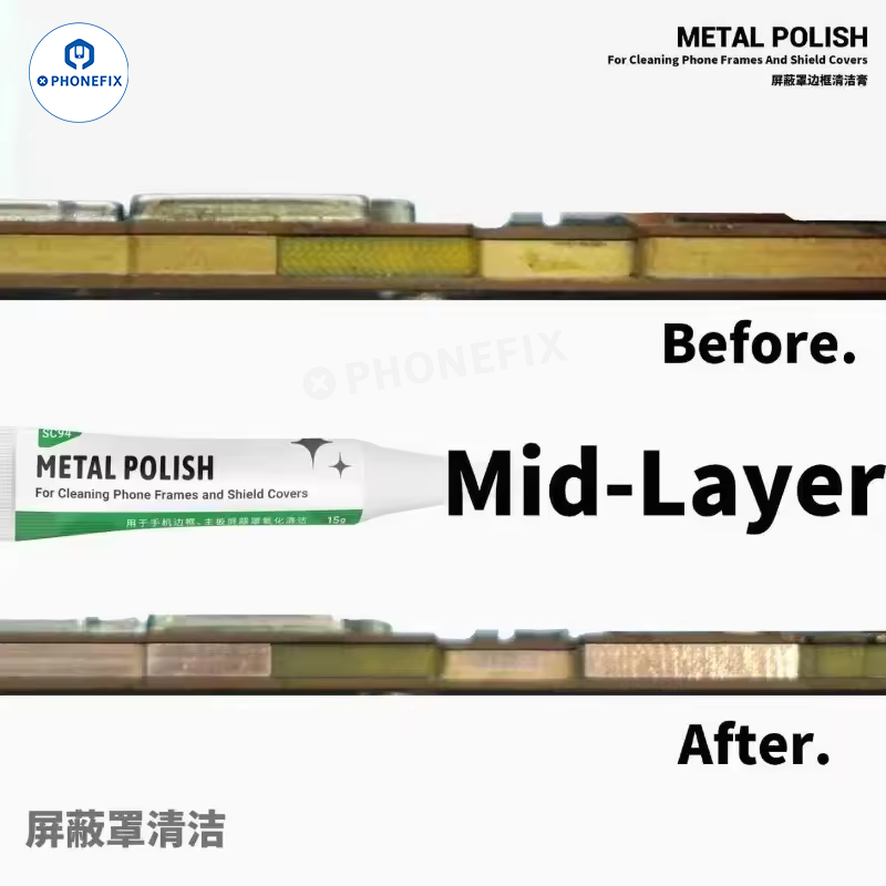 2UUL SC94 Metal Polish Paste for Cleaning Phone Frame Shield Cover