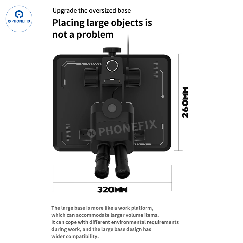 SOPTOP 7-60X Ultra Trinocular Stereo Microscope with 4K Camera