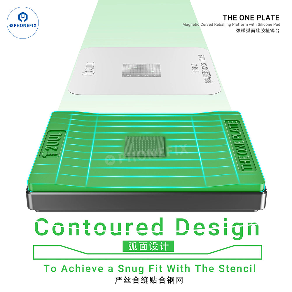 2UUL BH12 THE ONE PLATE Magnetic Reballing Platform & Silicone Pad