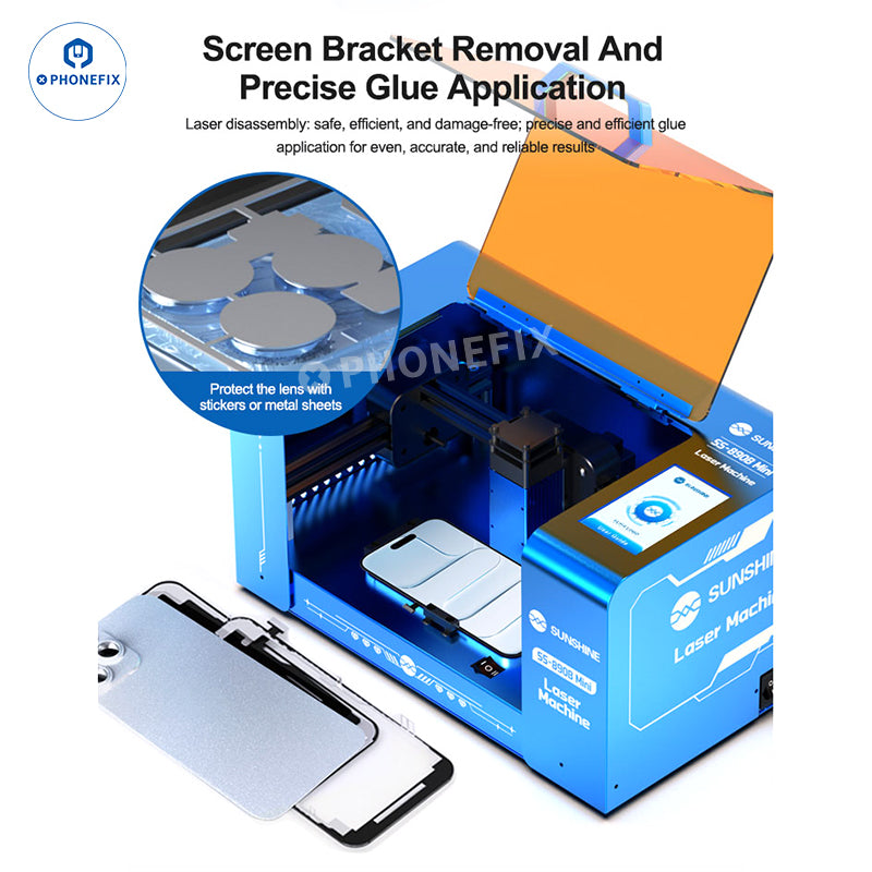 SUNSHINE SS-890B Mini Laser Machine for Phone Bracket/Back Glass Removal