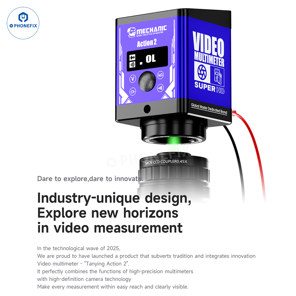 MECHANIC Action 2 Microscope Video Multimeter 38MP Camera