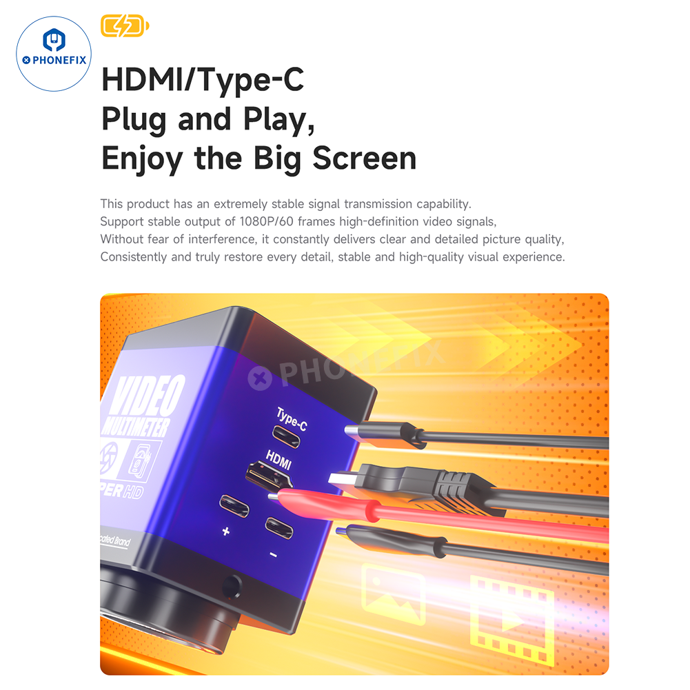 MECHANIC Action 2 Microscope Video Multimeter 38MP Camera