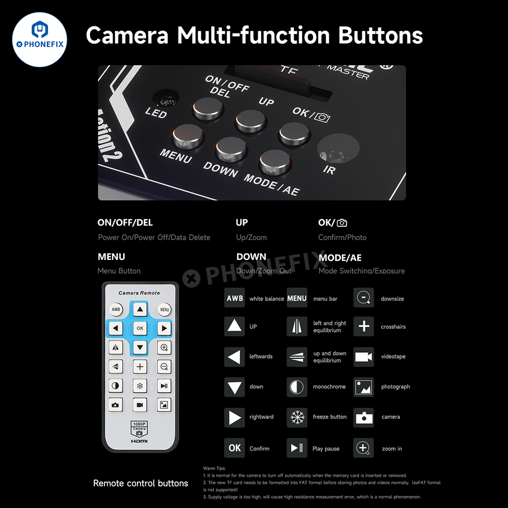 MECHANIC Action 2 Microscope Video Multimeter 38MP Camera