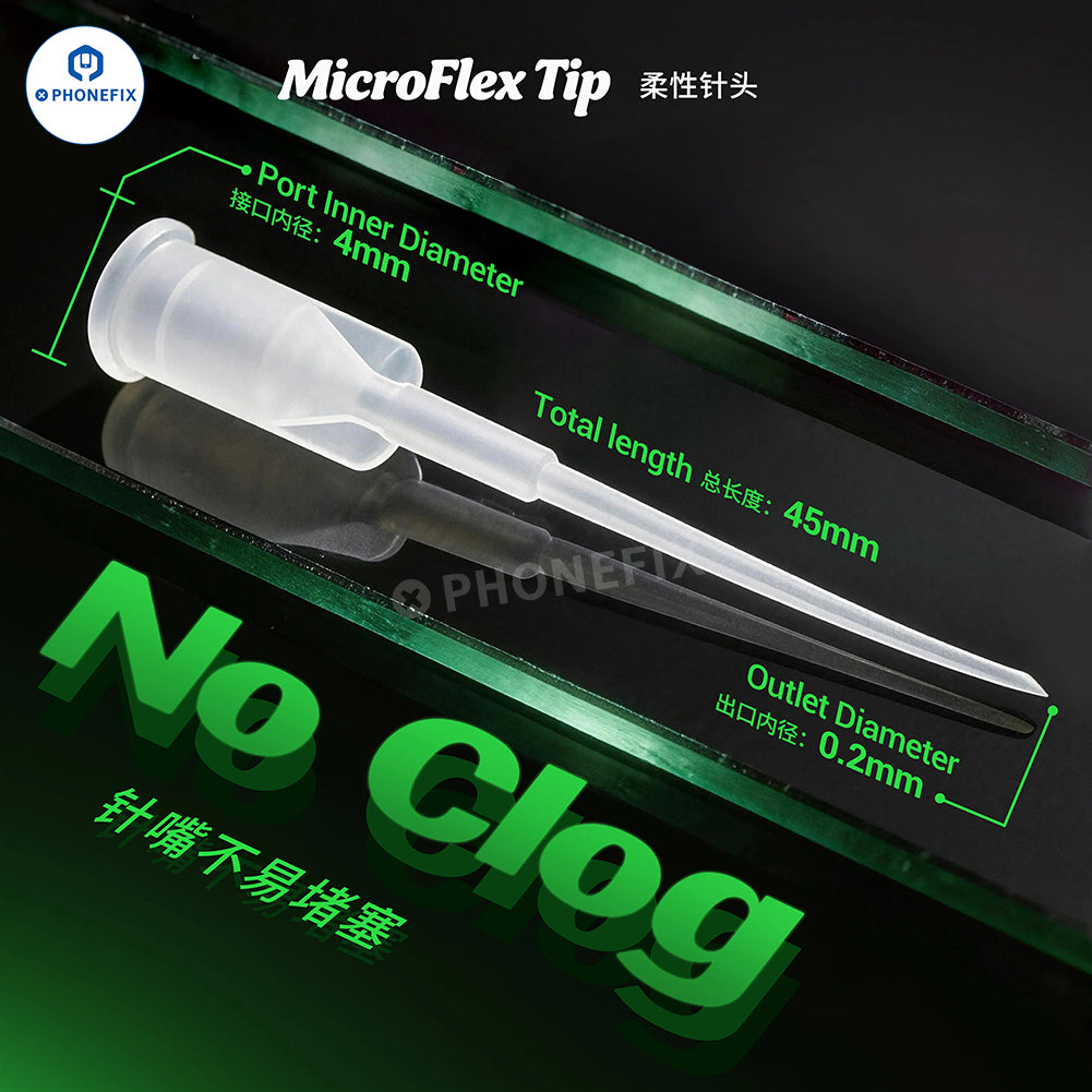 2UUL CS10 MicroFlex Tip Flexible Needle for Liquid Glue Dispensing - CHINA PHONEFIX SHOP Team