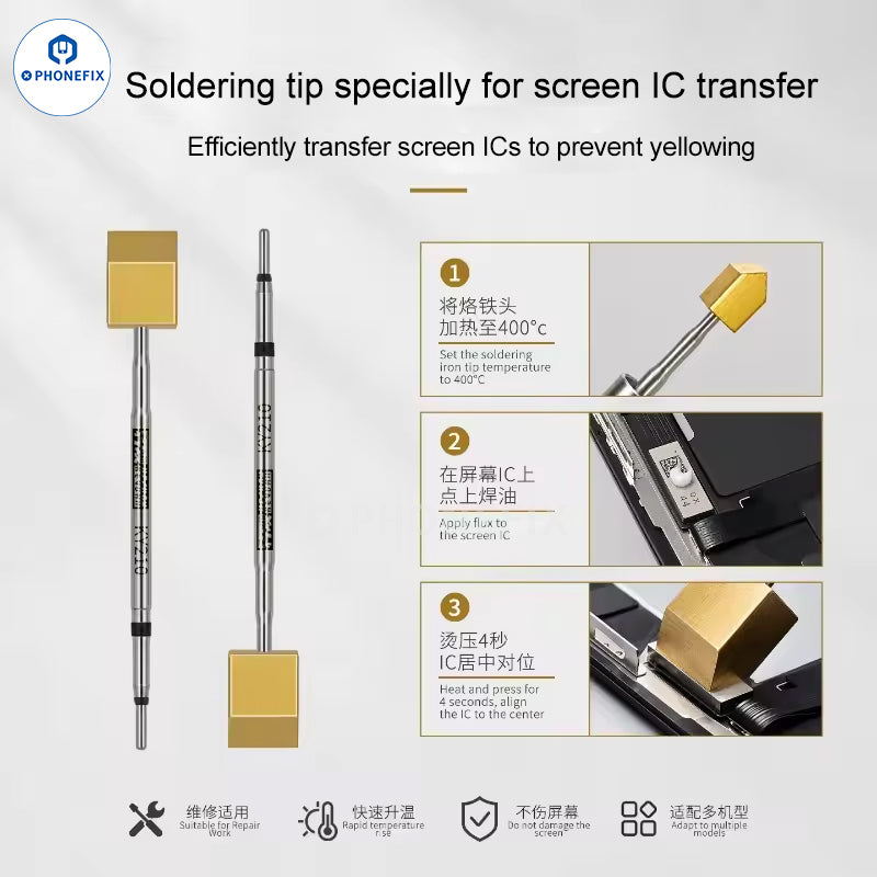KY210 Soldering Tip for iPhone 11-17 Screen IC Transplant Replacement