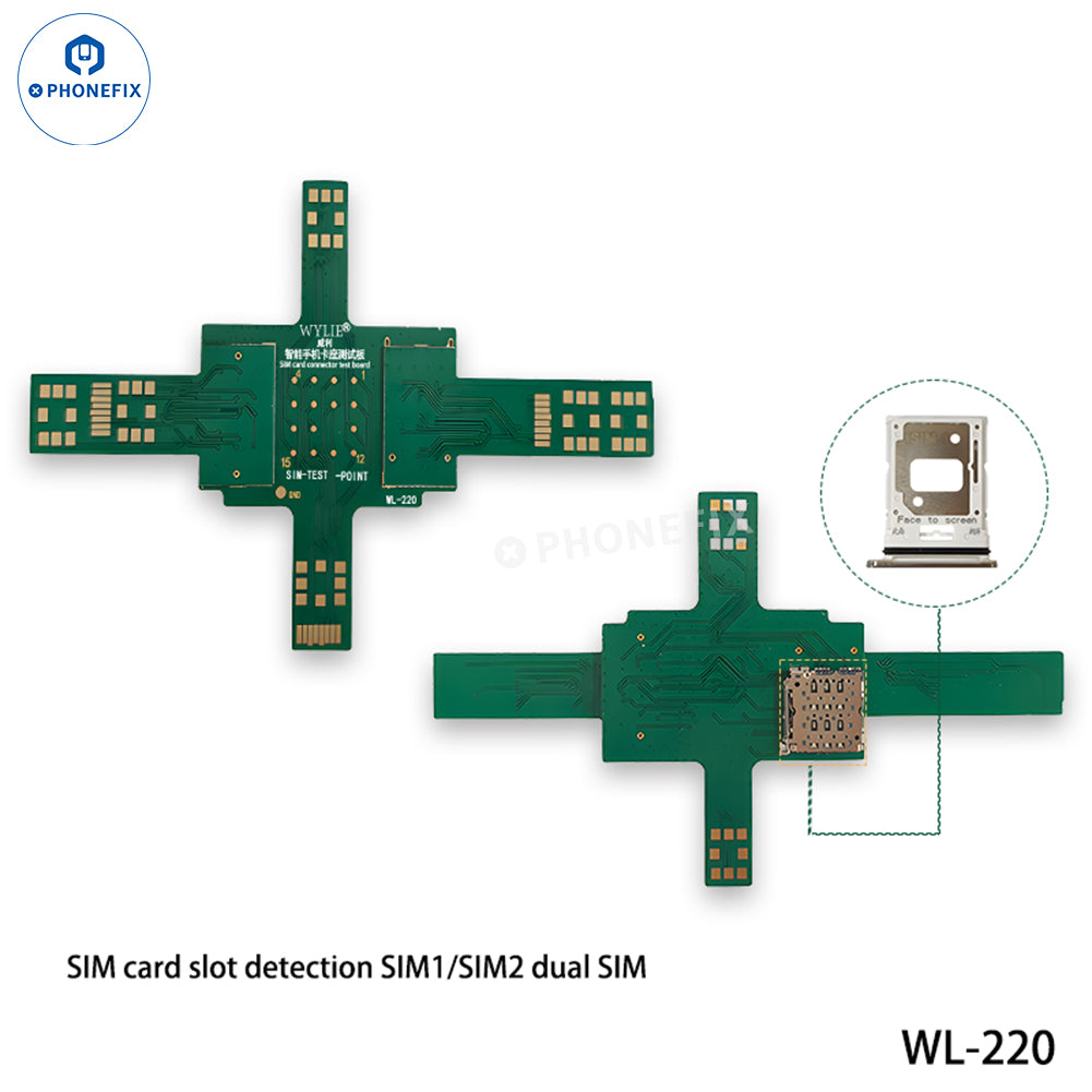 WYLIE WL-220 SIM Card Test Board for Xiaomi Phone Signal Detection