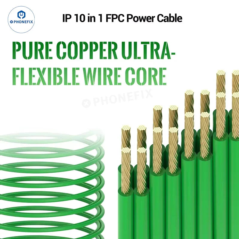 2UUL PW10 10-in-1 FPC Power Cable for iPhone 7-17 Pro Max