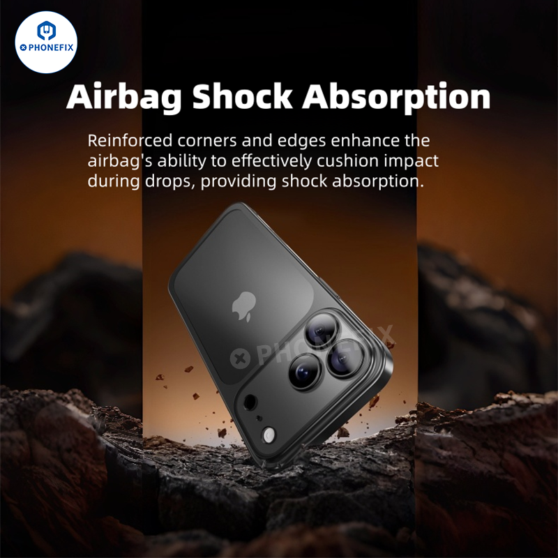 For iPhone 15-17 Pro Max Ultra-thin Matte Electroplated Phone Case