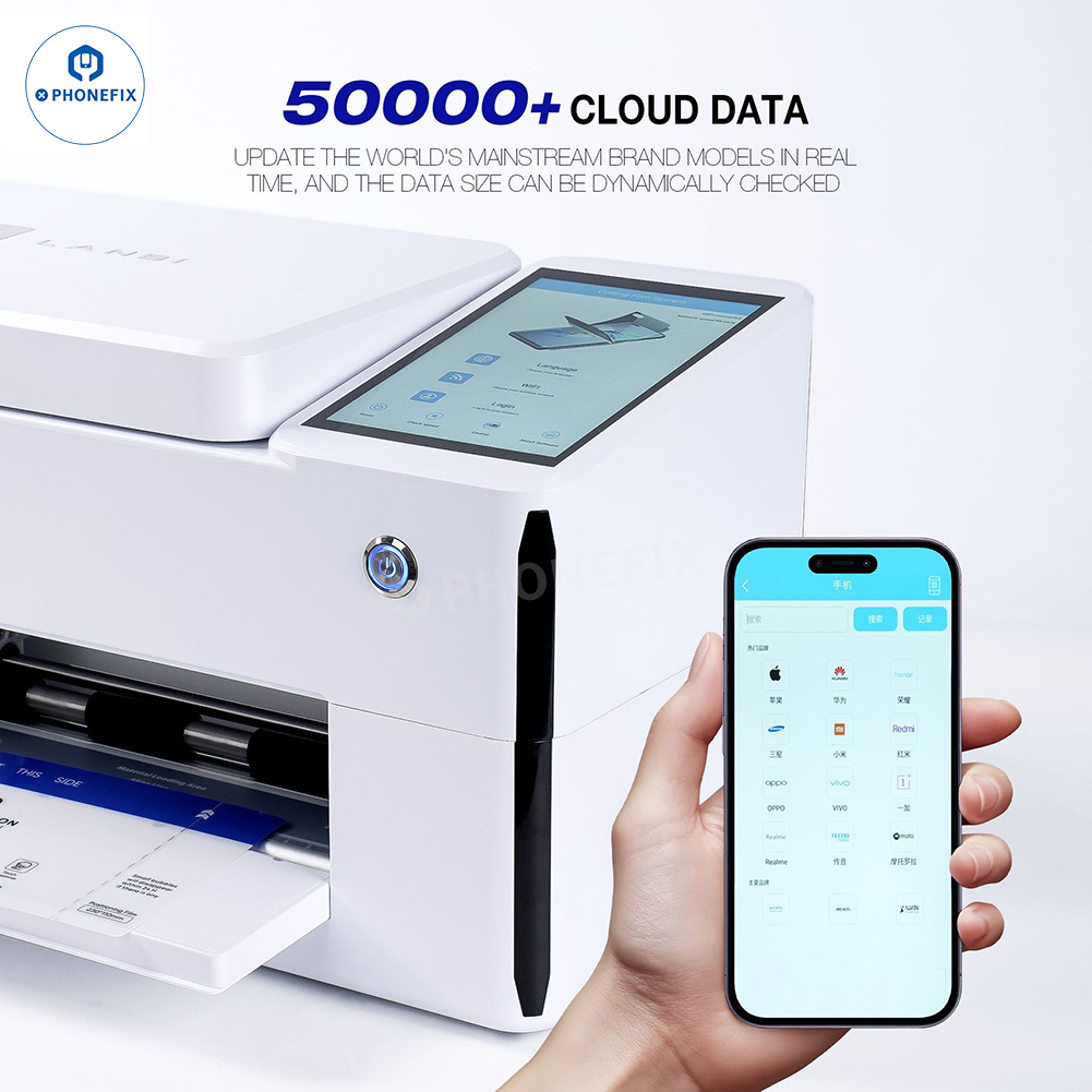 Hydrogel Film Cutting Laminating UV Curing Machine for Phone Screen