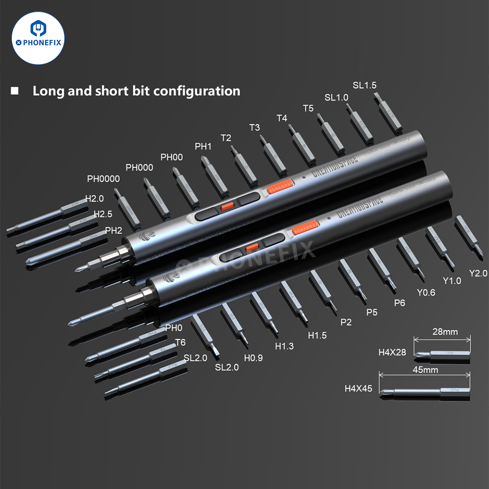 High Torque Electric Screwdriver Set for Phone/Laptop/Watch Repair