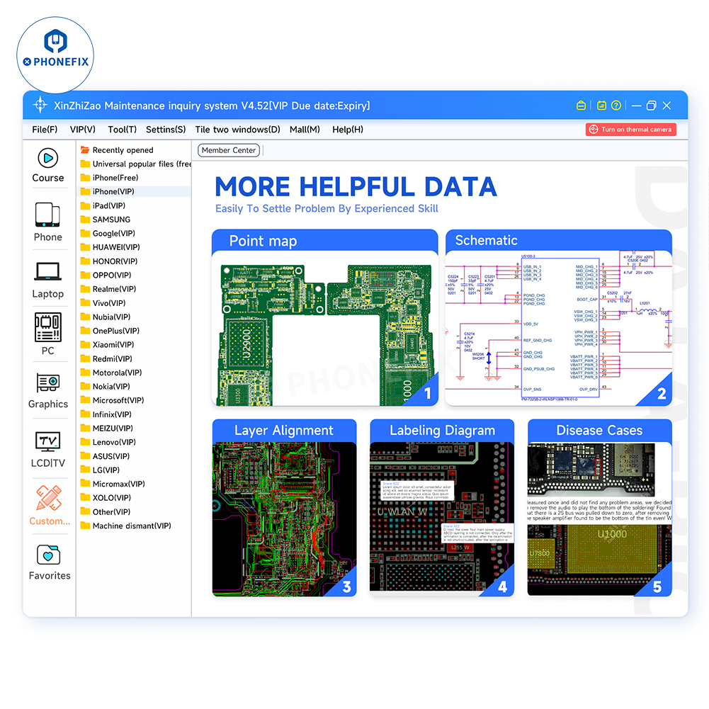Online Drawing XZZ Schematic Diagrams Tool for Mobile Phone Repair