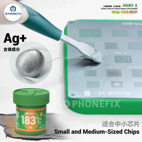 2UUL JOINT X 158/183/200℃ Solder Paste for Mobile Phone Repair