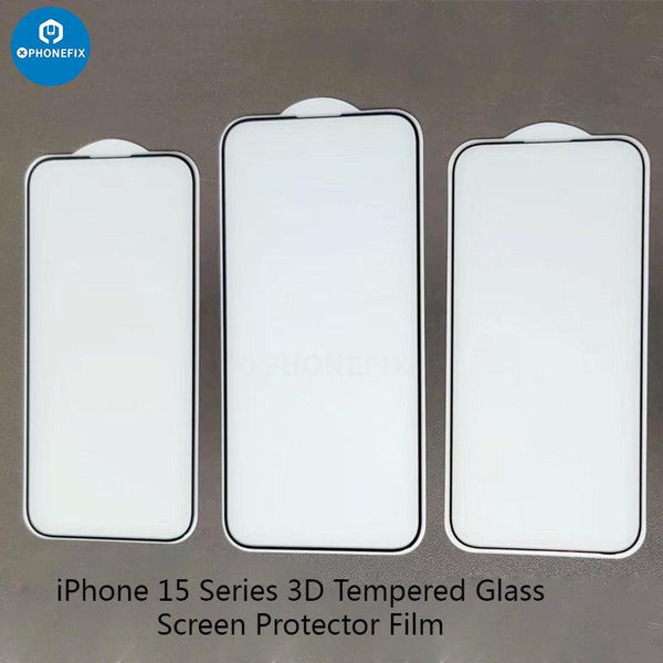3D Tempered Glass Screen Protector Film For iPhone 15 Series - CHINA PHONEFIX