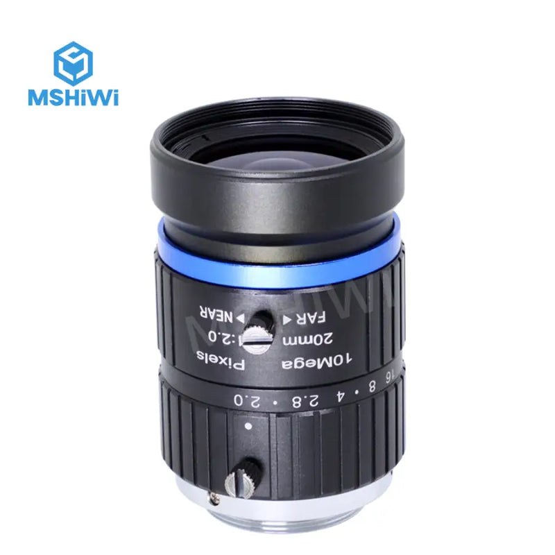 3MP C-mount 20mm Prime Lens 1 F2.0 Manual Iris Industrial