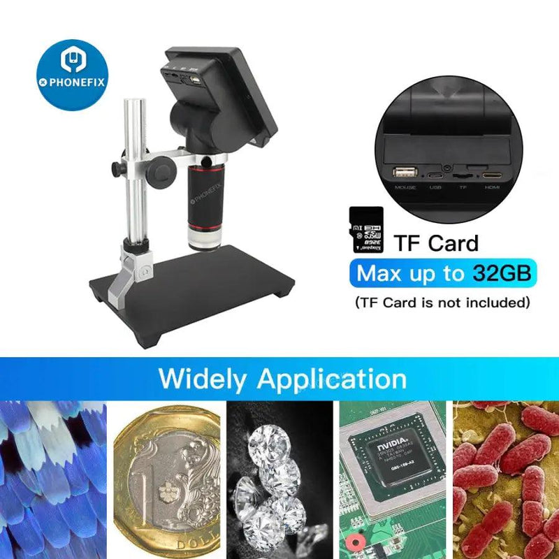 4.3 inch LCD Digital USB Microscope For PCB Soldering Repair - CHINA PHONEFIX