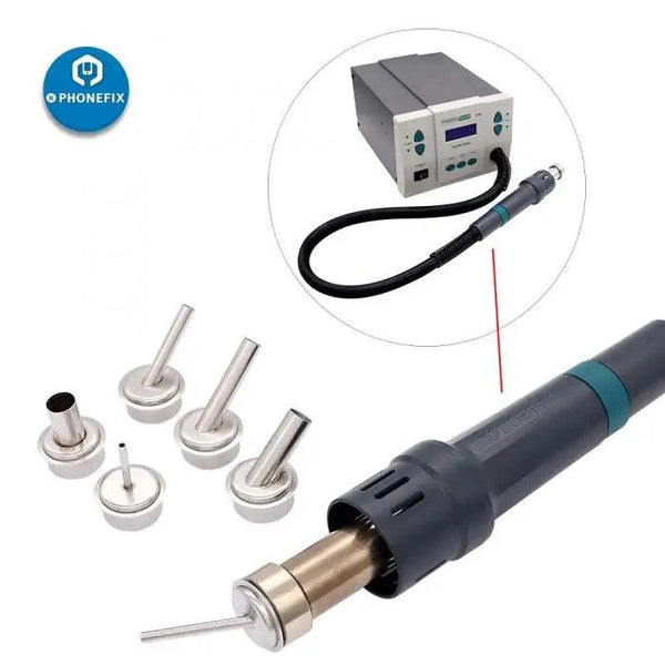 45 Degree Heat Gun Nozzle Sleeve for QUICK 861DW Soldering Station - CHINA PHONEFIX