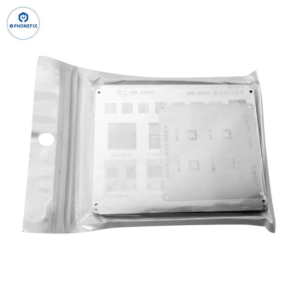 MR.YANG A11-A19Pro CPU Reballing Stencil Kit for iPhone 8-17 Series Motherboard Repair - CHINA PHONEFIX SHOP Team