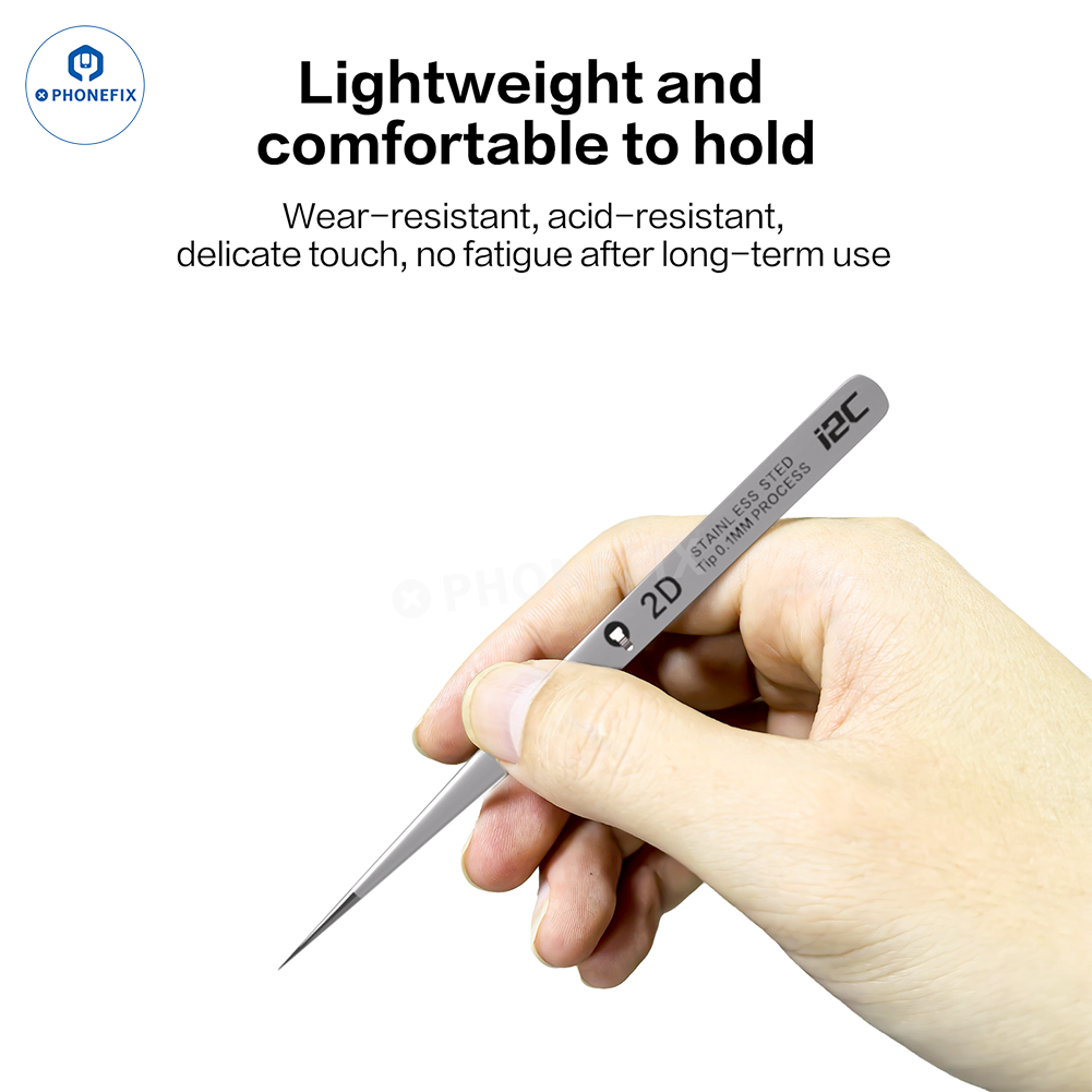 PHONEFIX Super Hard Alloy 3D Tweezers Mobile IC Tiny Parts Gripper