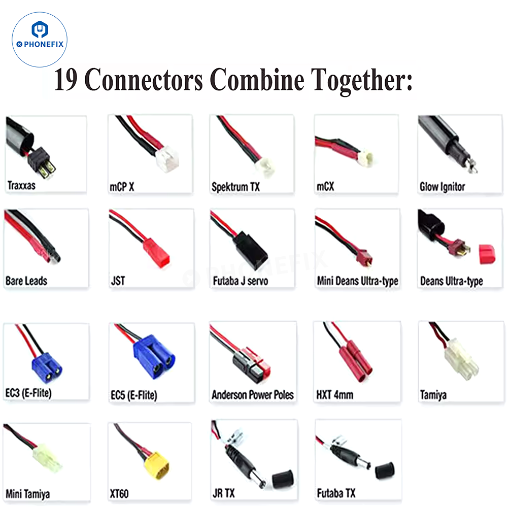 Multifunctional Balance Charging Cable Multiple Charger Connectors