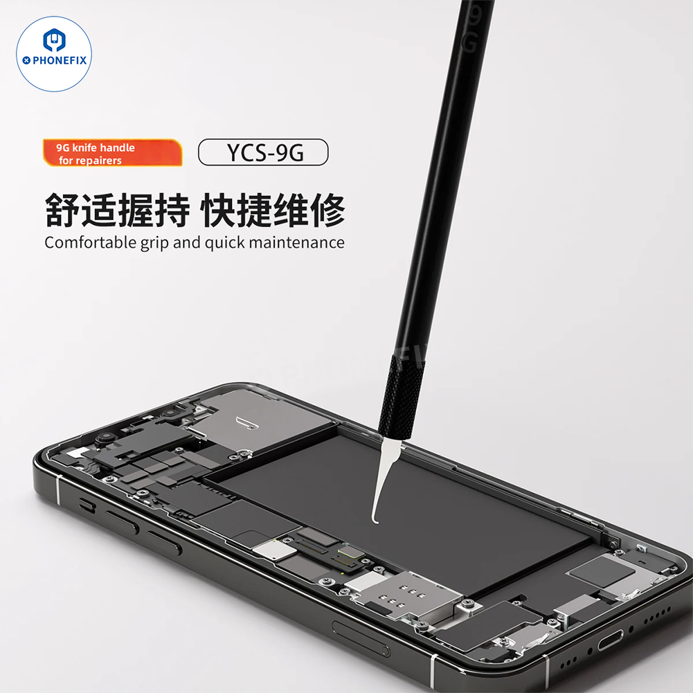 YCS 9G Non-slip Handle with Blade for Phone CPU Chip Glue Removal