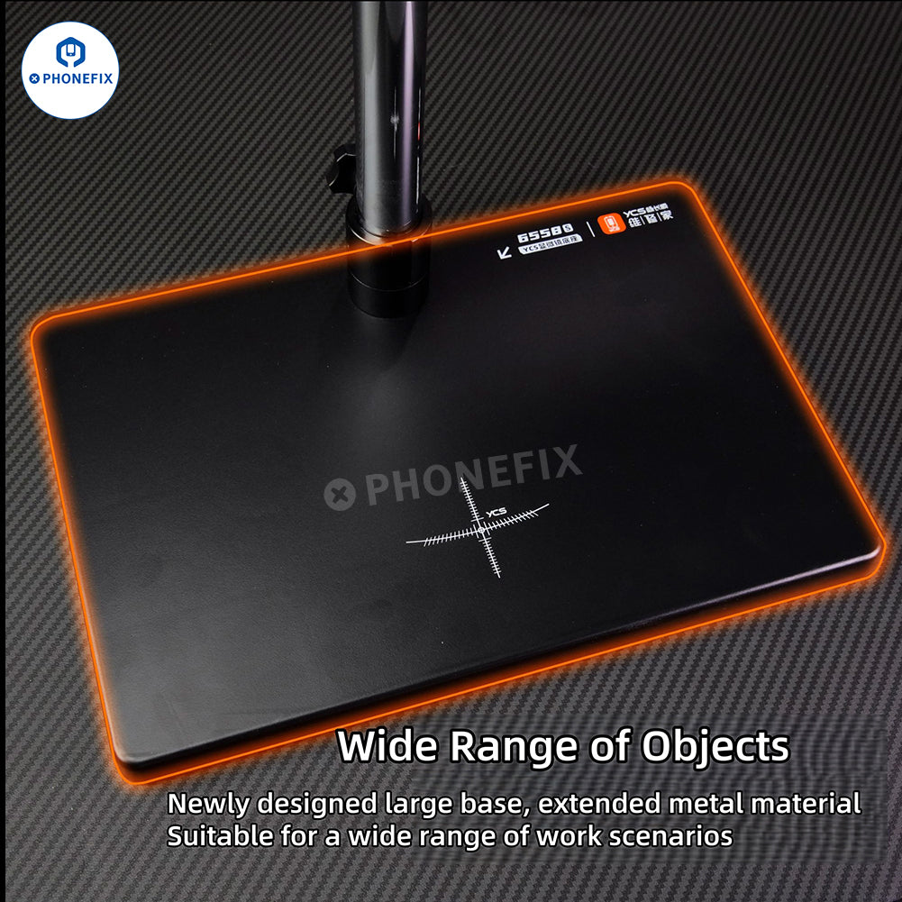 YCS 6558S 6558XS 6.5-58X Zoom HD Trinocular Microscope with 4K Camera