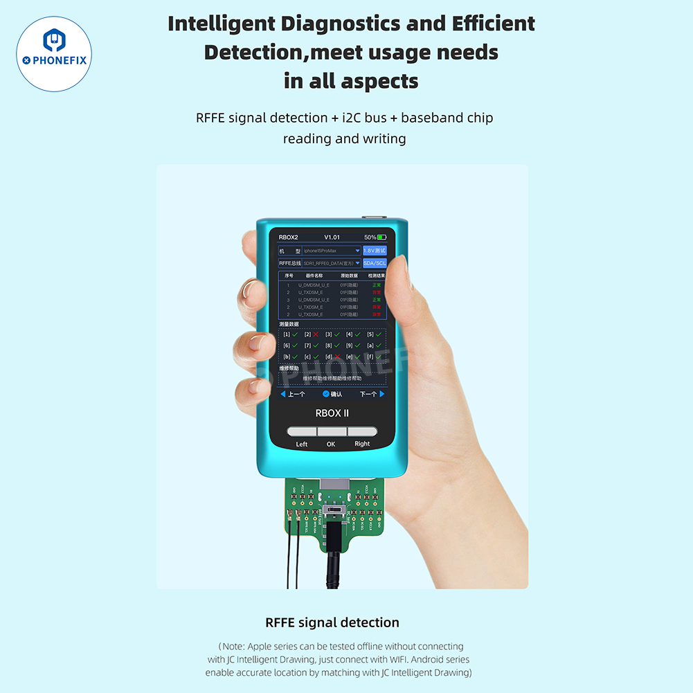 JCID RBOX2 Bus Analyzer with JC Drawing Smart Diagnostics