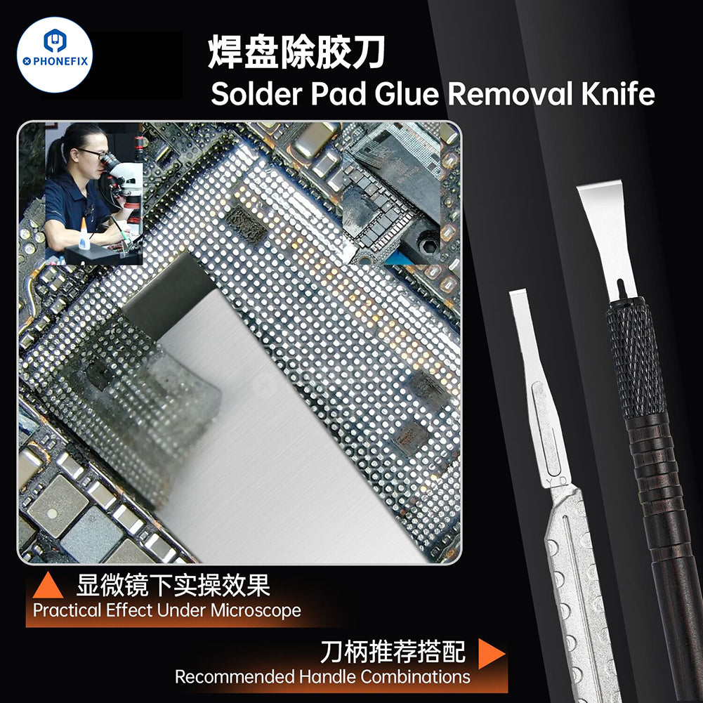YCS M.Y CPU IC Solder Pad Glue Removal Knife for Phone Repair - CHINA PHONEFIX SHOP Team