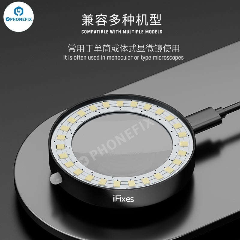 iFixes iL16 Microscope Light Dust-proof Mirror LED Lamp Source