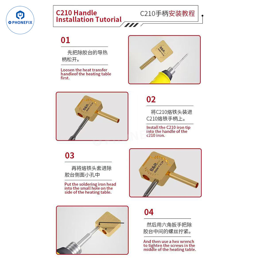 900M-T-iC18 CPU Glue Removal Station for T12 C210 936 Soldering Iron