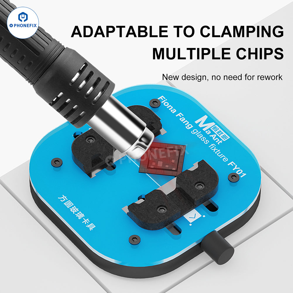 MaAnt FY01 M085 Tempered Insulation Glass Clamp Phone PCB Holder