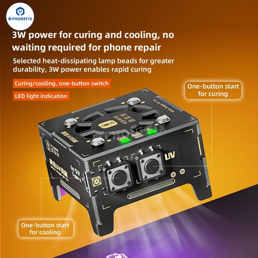YCS Divine Dragon UV Fan with Cooling Curing 2-in-1 for Phone Repair