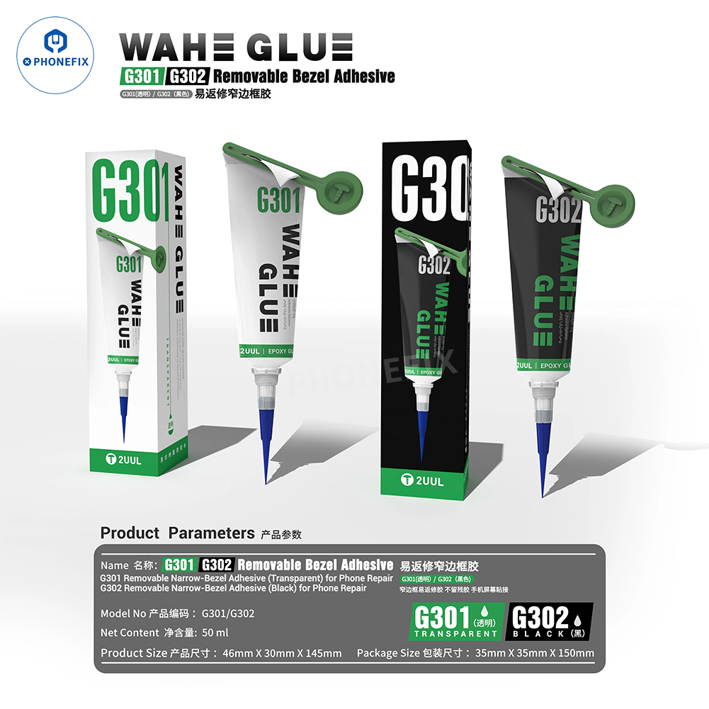 2UUL G301 G302 WAHE Glue Phone Screen Narrow Bezel Adhesive