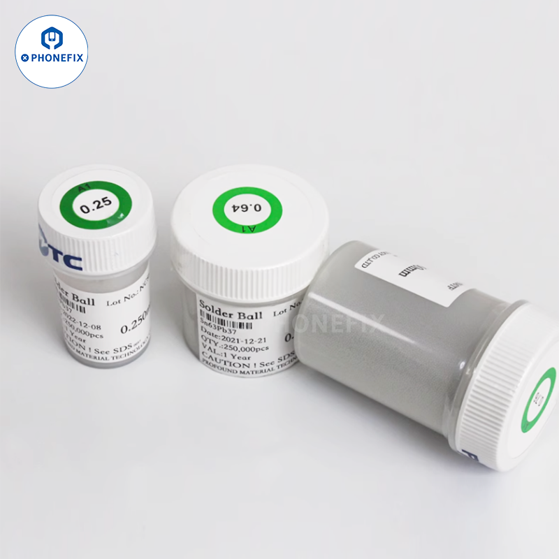 Bolas de soldadura de estaño con plomo para reballing BGA Bolas de soldadura Partícula