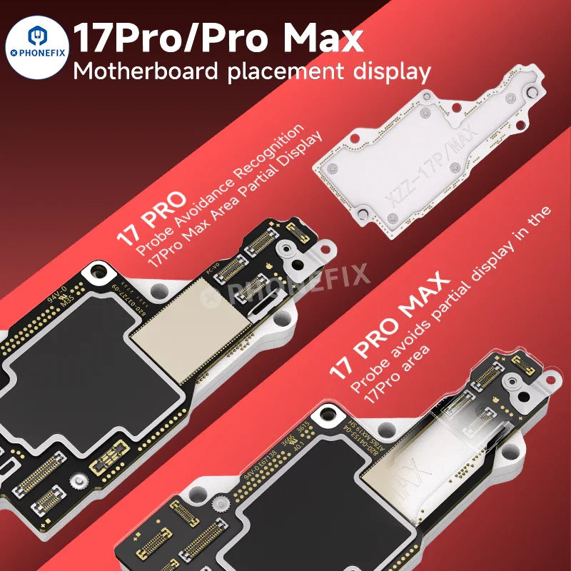 XZZ YCS iSocket 4-in-1 Motherboard Test Fixture for iPhone 17 Series - CHINA PHONEFIX SHOP Team